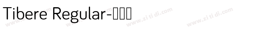 Tibere Regular字体转换